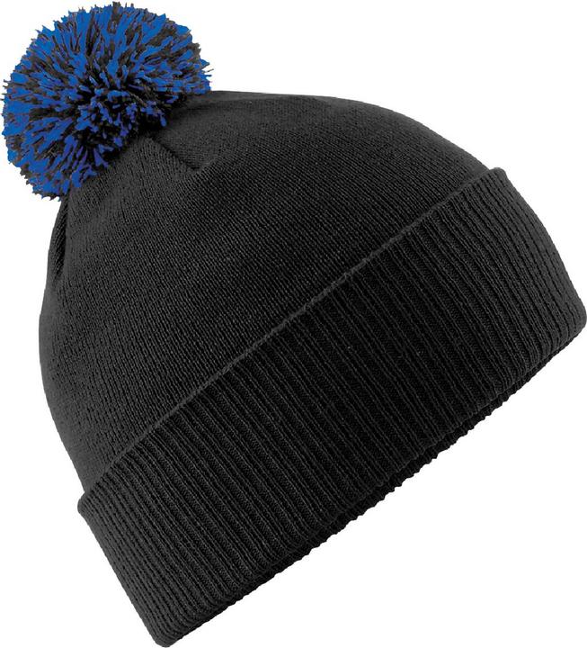 Black, Vivid royal blue