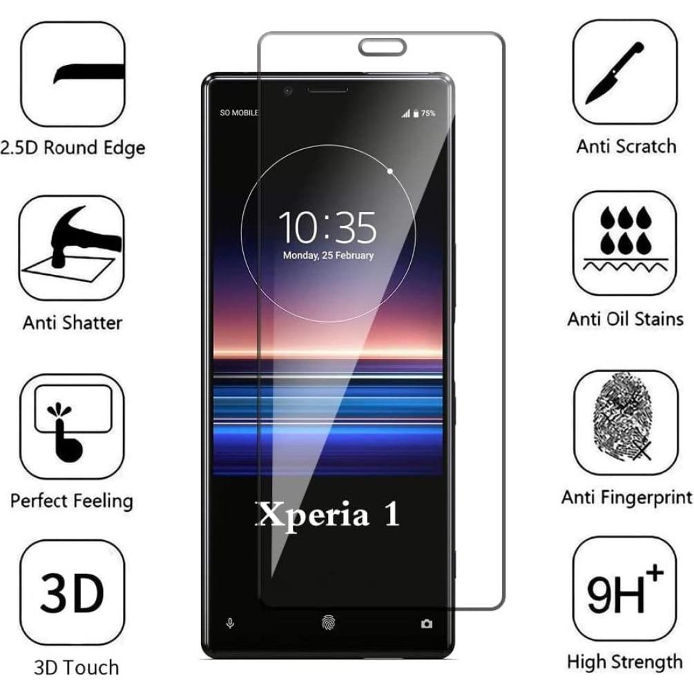Thumbnail - Screenguard Sony Xperia 1 Panzerglas Schutzfolie Case Friendly Design (1 Stück, Sony Xperia 1), Smartphone Schutzfolie, ...