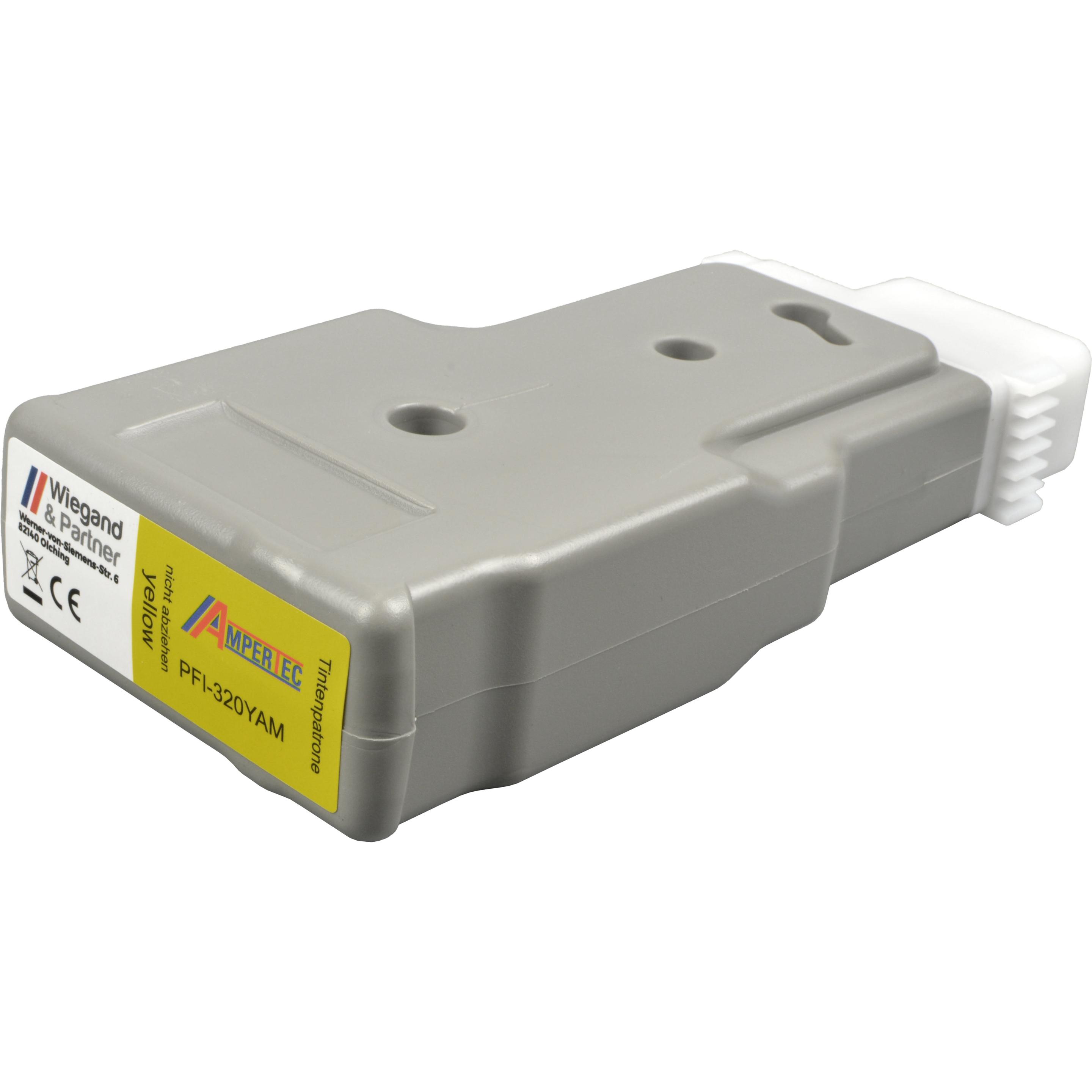 Ampertec, Druckerpatrone, Tinte ersetzt Canon PFI-320Y yellow (Y)