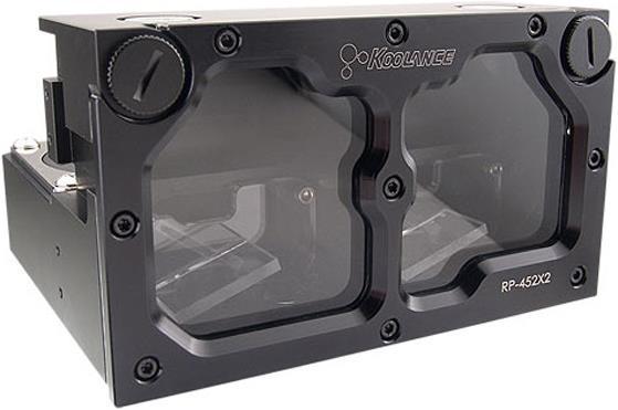 Produktbild Koolance RP-452X2 Dual 5.25" Reservoir für 2 PMP-450/S D5