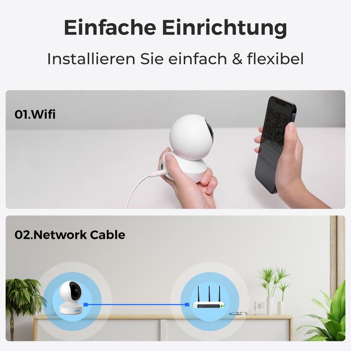 Actual product image Reolink 2x E Series E320 WiFi Indoor