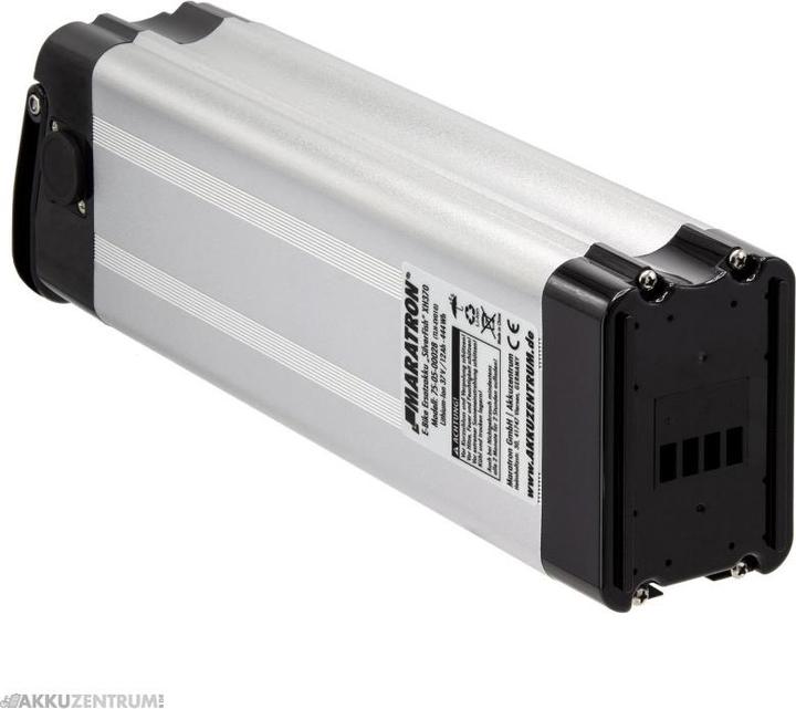 Produktbild Phylion XH370-12J Silverfish 37V 12Ah vervangende fietsaccu (432 Wh, E-Bike Akku Schutzhülle)