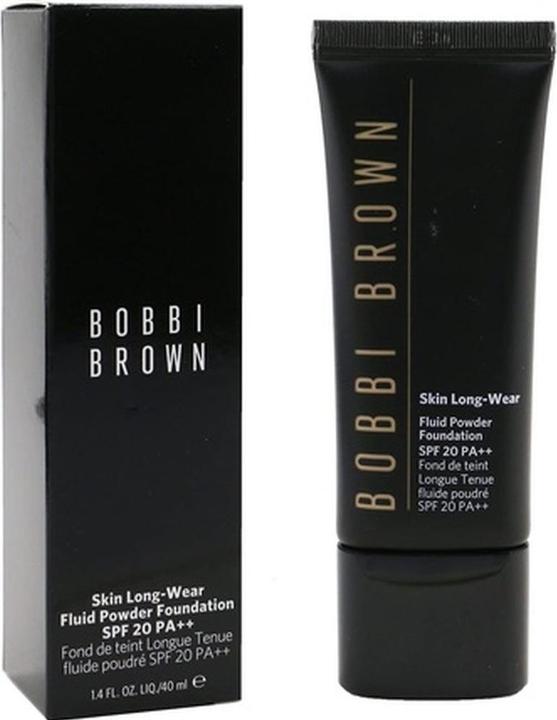 Actual product image Bobbi Brown Skin Long Wear Powder Foundation Sun Protection Factor 20 Cool Beige (No. C 046 - Cool Beige)