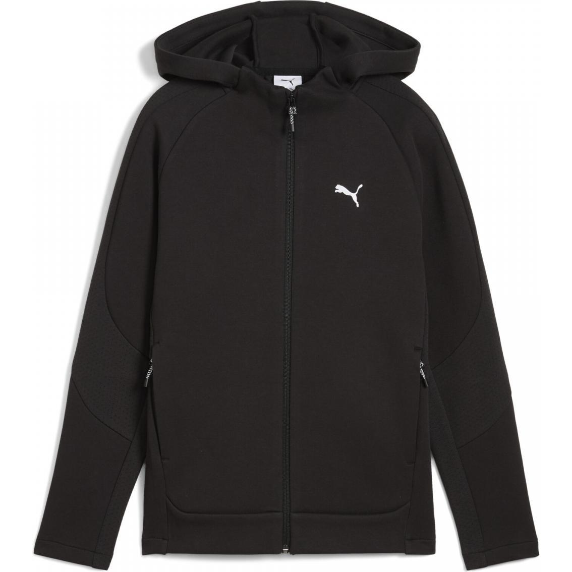 Thumbnail - Puma, Jungen, Pullover, EVOSTRIPE Full-Zip Hoodie DK B, Blau, (164)
