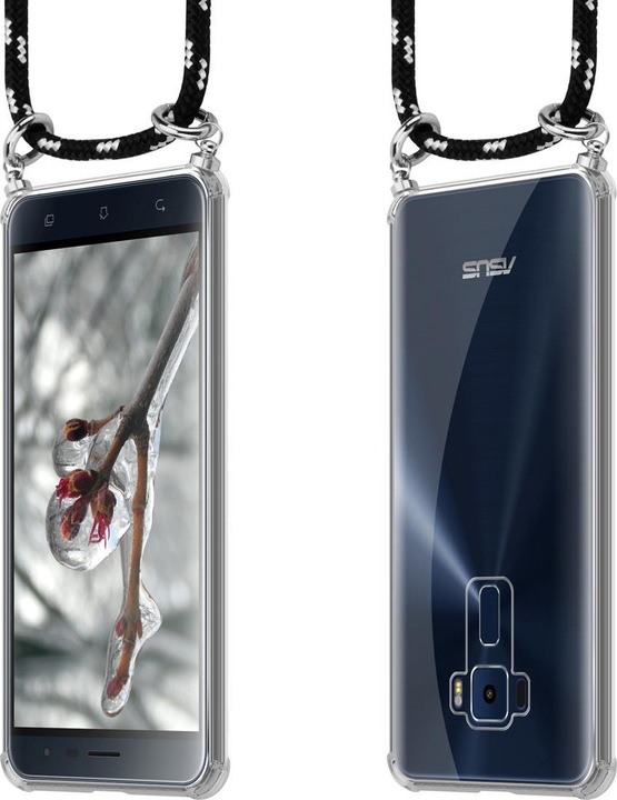 Produktbild Cadorabo TPU Handy Kette SILBER Cover