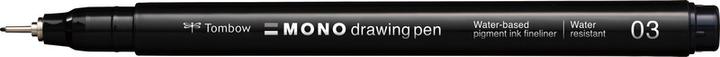 Actual product image Tombow Mono Drawing Pen (Black, 4 x)