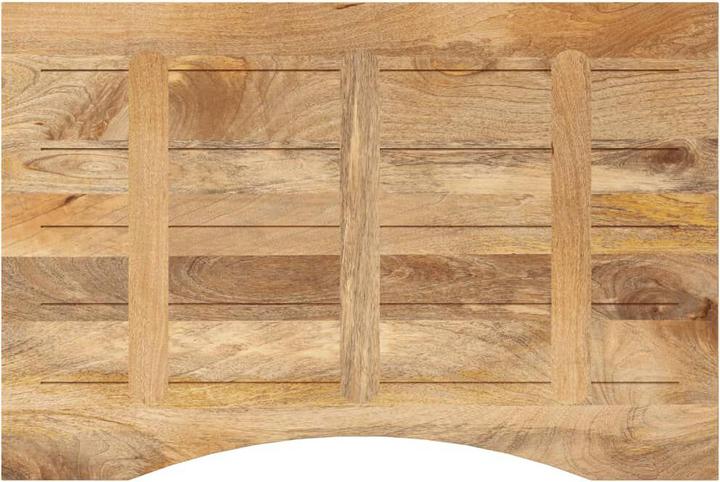 Produktbild VidaXL Schreibtischplatte Tischplatte Holzplatte mit Aussparung Massivholz Mango (100 x 60 x 2.5 cm)