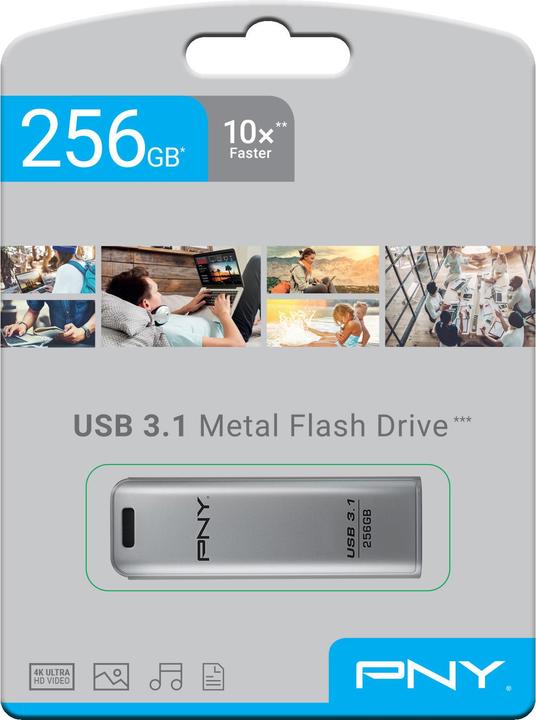 Productafbeelding PNY Elite Staal (256 GB, USB-A)