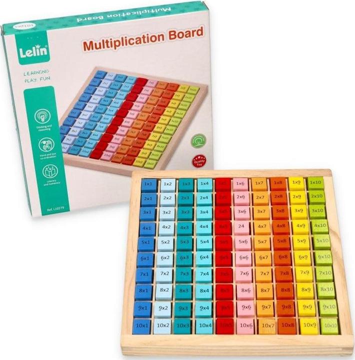 Actual product image Spielba multiplication table (German)