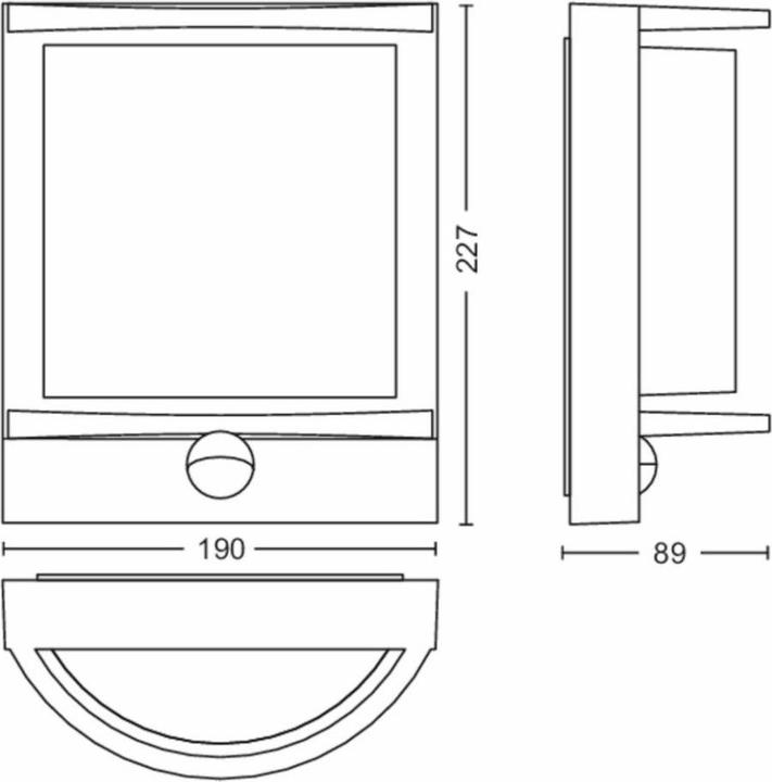 Image du produit Philips Applique murale Samondra IR LED (1200 lm, IP44)