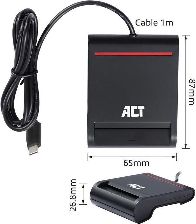 Produktbild External USB-C Smartcard eID Card Reader