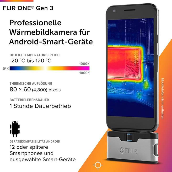 Actual product image Flir Thermal Camera One Android V3 (USB-C)