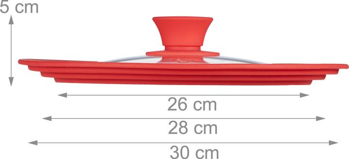 Productafbeelding Relaxdays Topfdeckel (30 cm, Plastic)