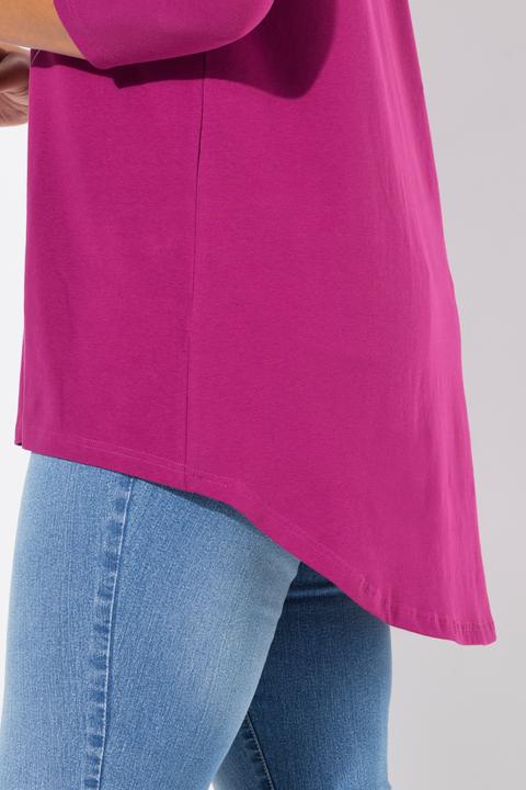 Actual product image Janet & Joyce T-Shirt, A-Linie, Statement-Druck, 3/4-Ärmel (54)