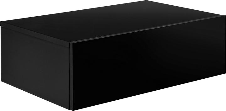 hochglanz lackiert, Schwarz