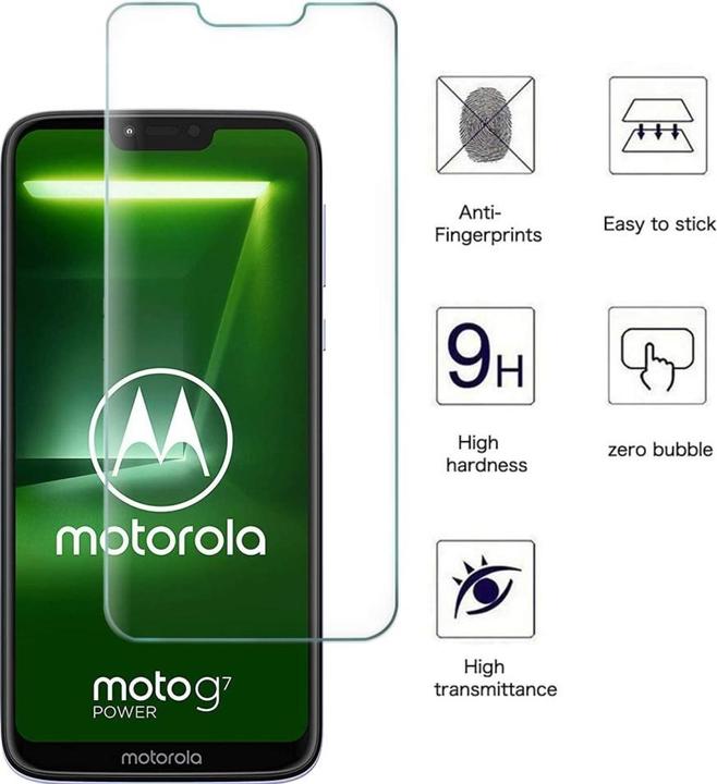 Image du produit Screenguard Motorola Moto G7 Power Protection en verre blindé Case Friendly Design (1 pcs, Motorola Moto G7 Power)
