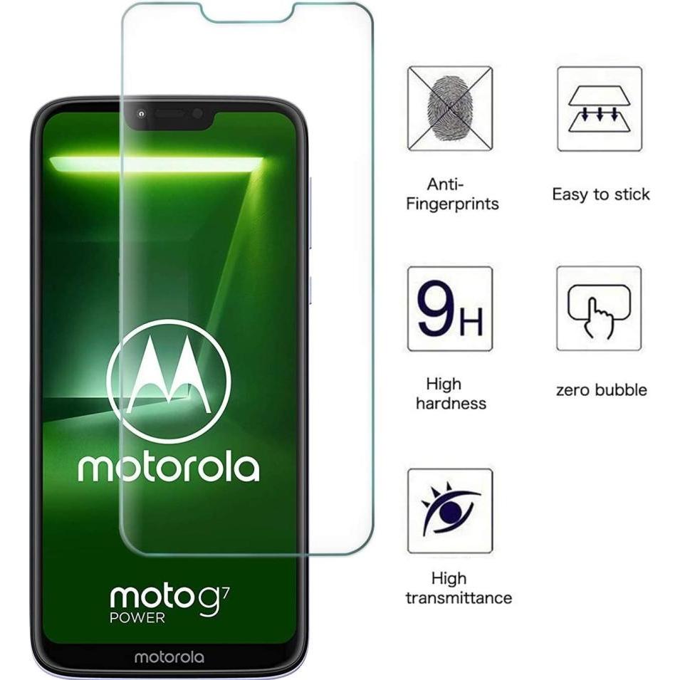 Thumbnail - Screenguard Motorola Moto G7 Power Panzerglas Schutzfolie Case Friendly Design (1 Stück, Motorola Moto G7 Power), Smartp...