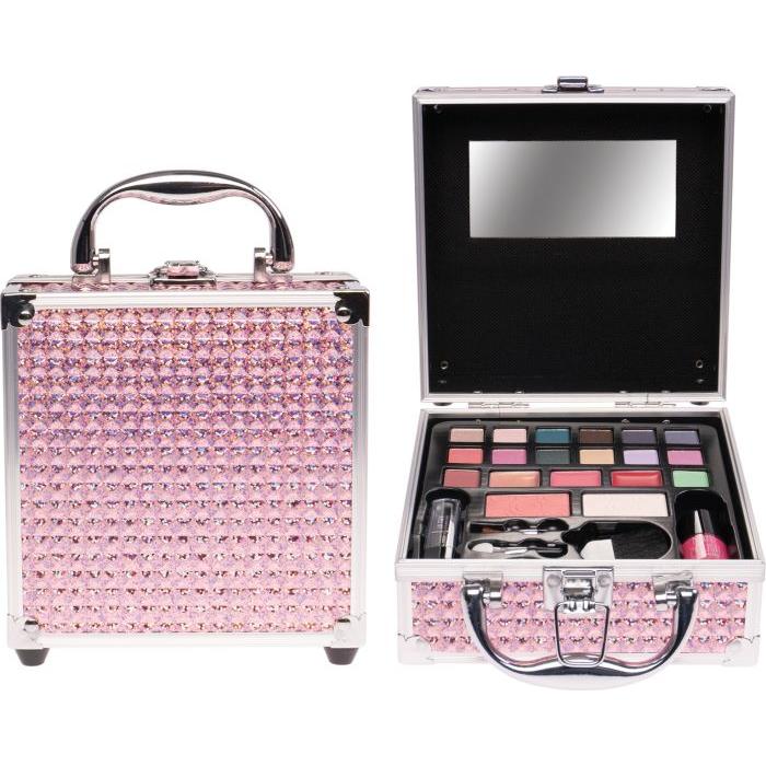 Treffina Kosmetikkoffer klein Rosa glitzern