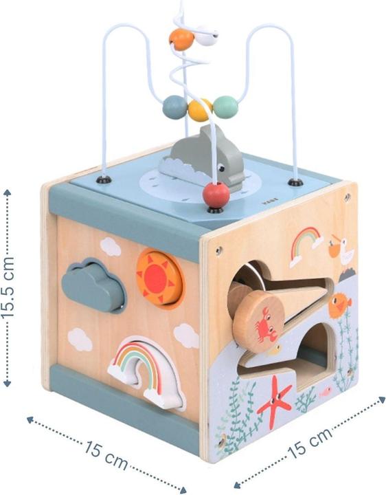 Produktbild Hermex 5in1 Aktivitäts-Holzwürfel