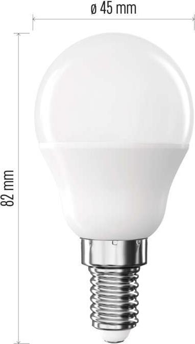 Image du produit Emos Lampe LED Classic Mini Globe / E14 / 4,2 W (40 W) / 470 lm / Blanc neutre (E14, 470 lm, 1 x)