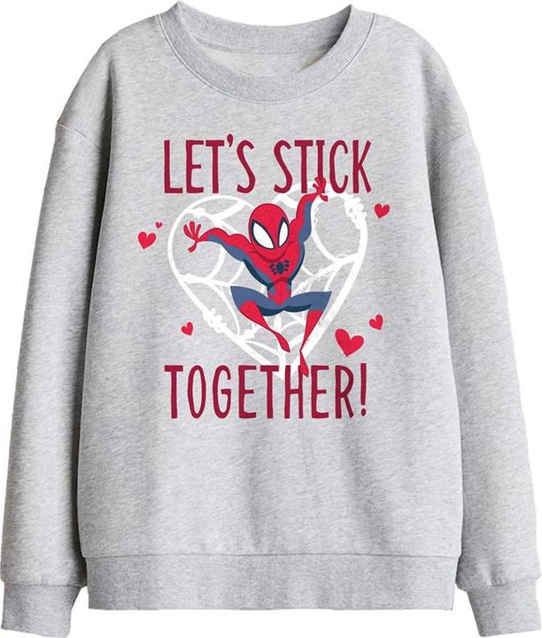 Produktbild Spiderman Let's Stick Together Sweatshirt Valentinstag (116)