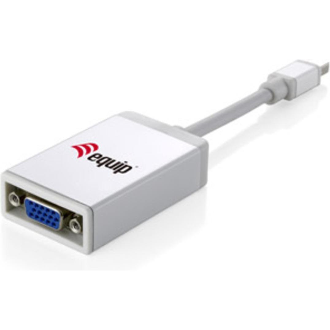 Thumbnail - LevelOne Equip Display-Adapter (VGA, 17 cm), Data + Video Adapter, Schwarz