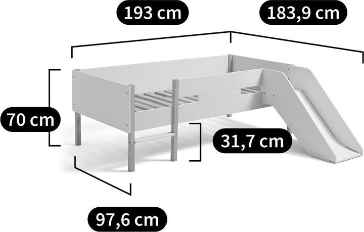 Produktbild La Redoute Interieurs Caume (90 x 190 cm)