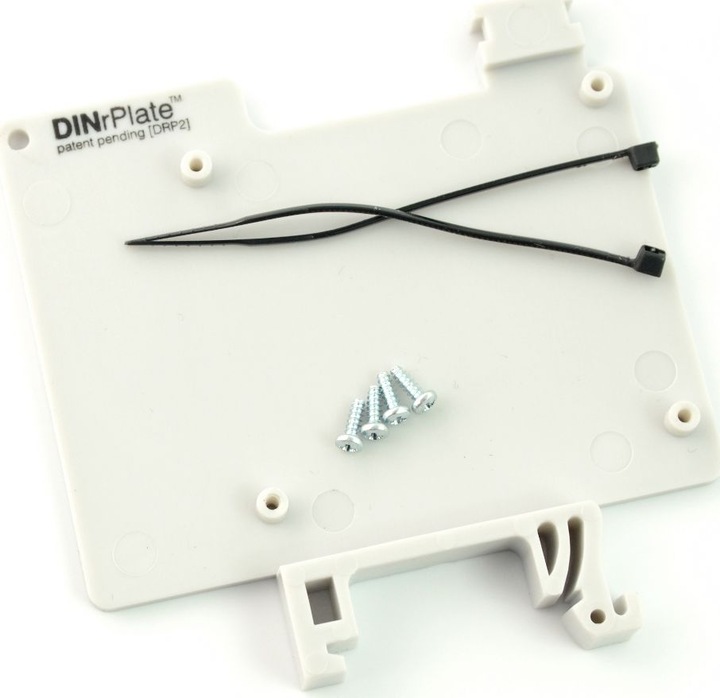 Image du produit DIN DRP2 Support de rail pour Raspberry Pi, gris