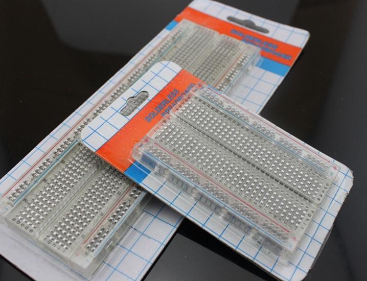Actual product image OEM Plug-in board breadboard transparent set (Breadboard)