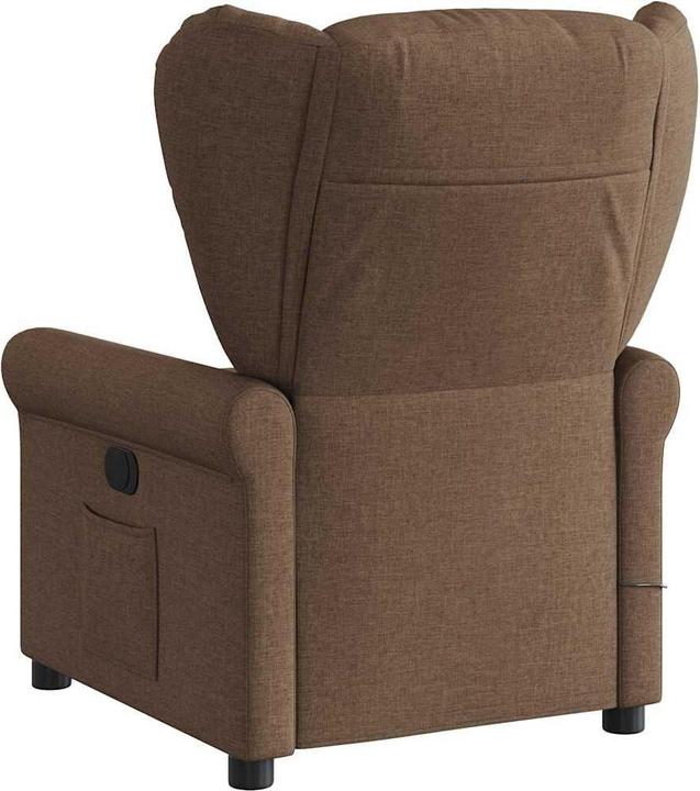 Produktbild vidaXL Massagesessel Elektrisch Braun Stoff