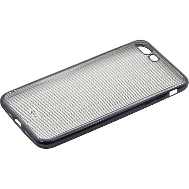 Thumbnail - Tellur Cover Silicone for iPhone 7 Plus Vertical Stripes black (Apple iPhone 7 Plus), Smartphone Hülle, Schwarz