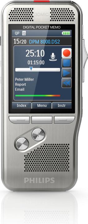 Actual product image Philips DPM8500 Pocket Memo Integrator (Barcode Scanner, without software, international slide switch). (4 GB)