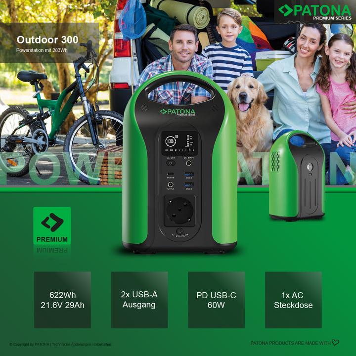 Actual product image Patona Portable Powerstation 296Wh (296 Wh, 2.46 kg)