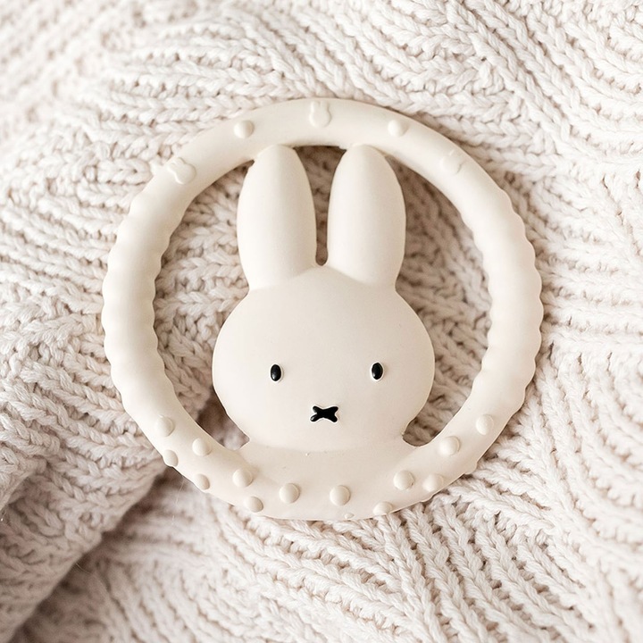 Actual product image Bambolino Toys Miffy rubber bite ring