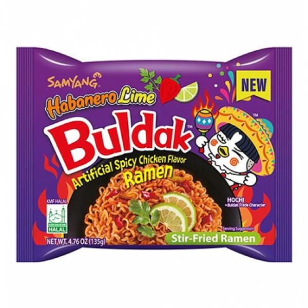Image du produit Samyang Buldak Buldak Habanero Lime Ramen (135 g)