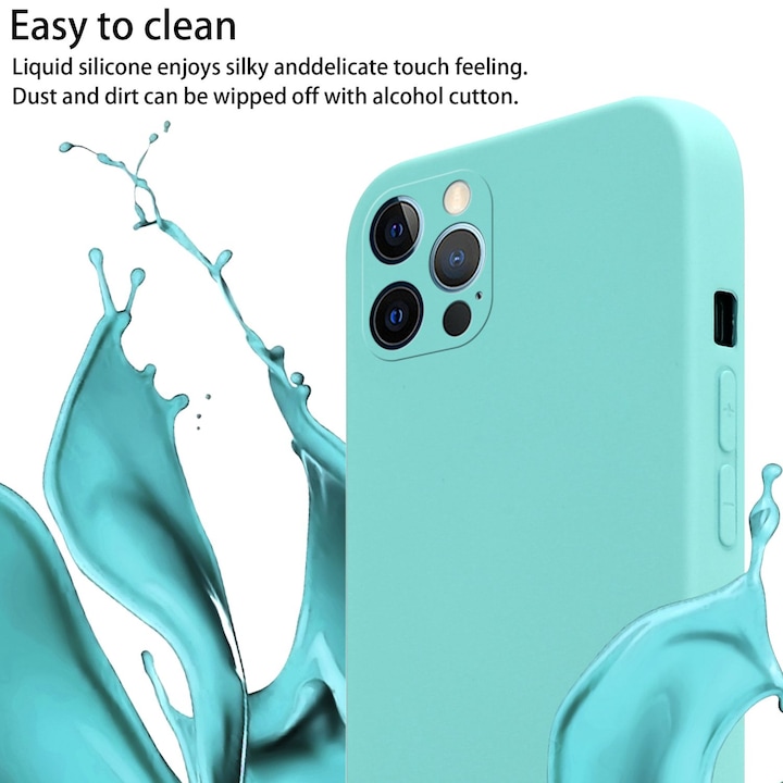 Actual product image Cadorabo TPU Cover Mobile Phone Chain Liquid (Apple iPhone 12, Realme 12 Pro+)