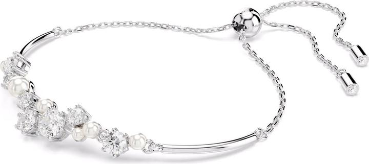 Produktbild Swarovski Constella Armreif Kristallperle Rundschliffe Weiss (18 cm, Swarovski Metall)