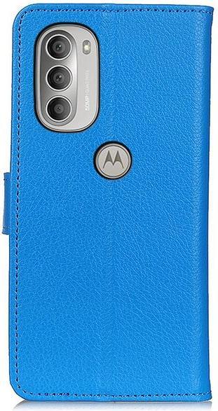 Actual product image MU Classic Litchi Leather Bookcover Series (Motorola Moto G51 5G)