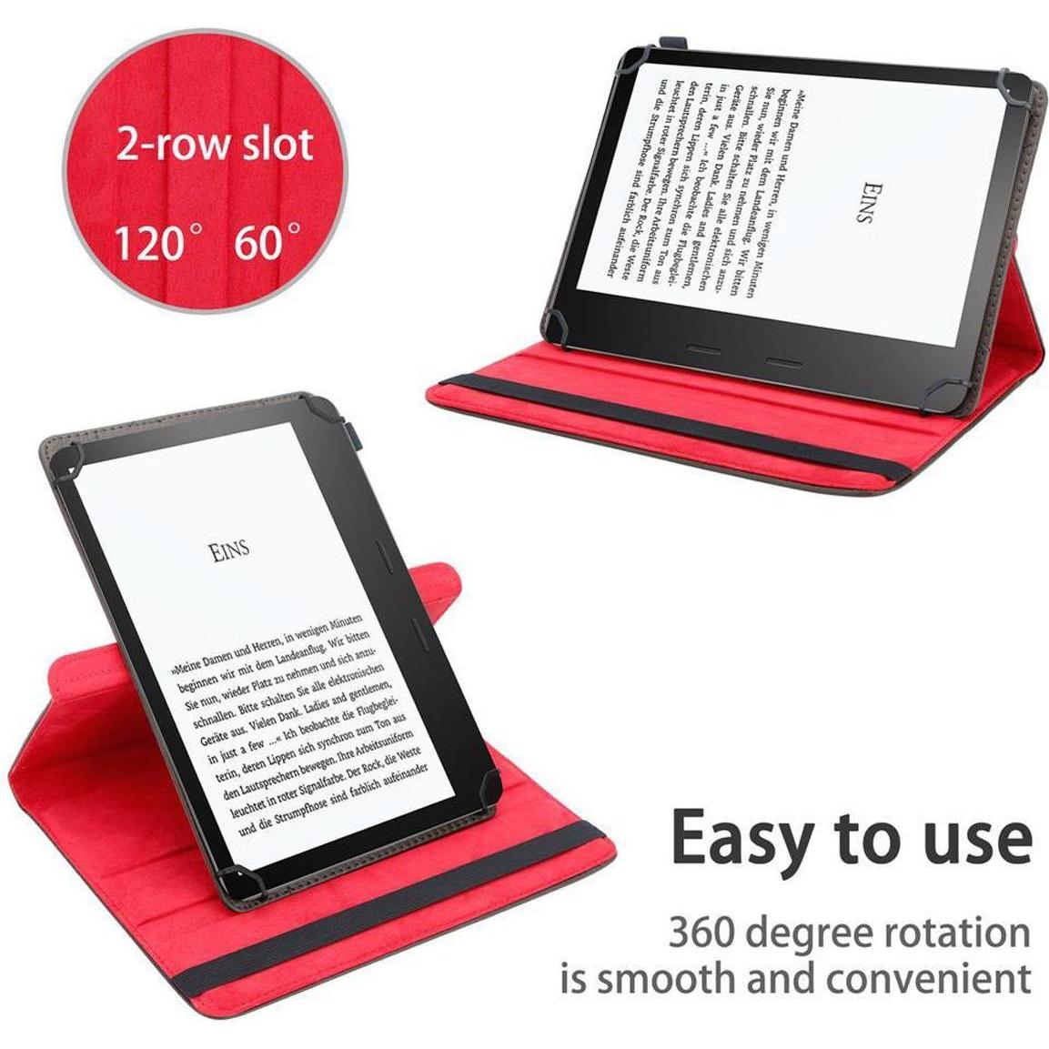 Thumbnail - Cadorabo Tablet Hülle Universal 360 (Kindle Oasis (2019)), Tablet Hülle, Braun