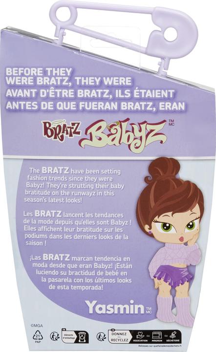 Image du produit MGA Bratz Babyz Runwayz Doll- Yasmin