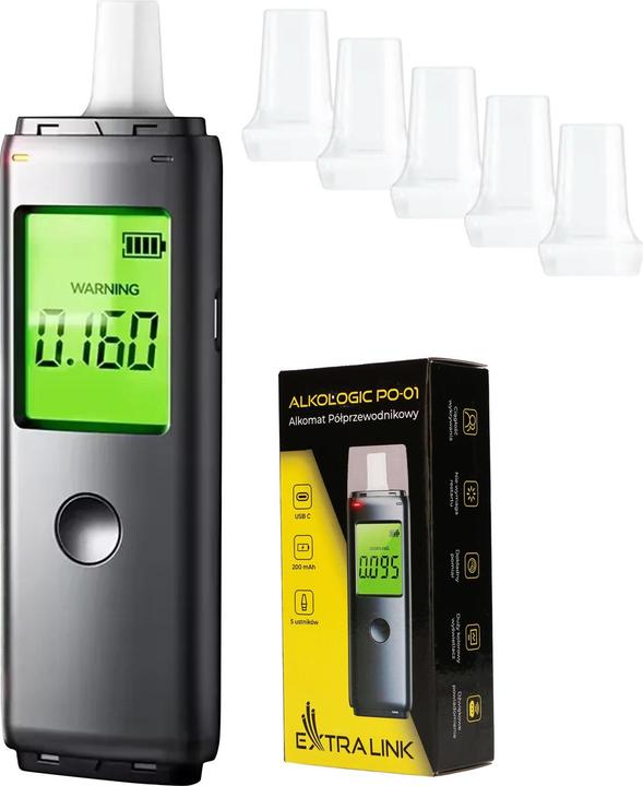 Actual product image Extralink Alkologic PO-01 | Halbleiter-Alkoholtester |