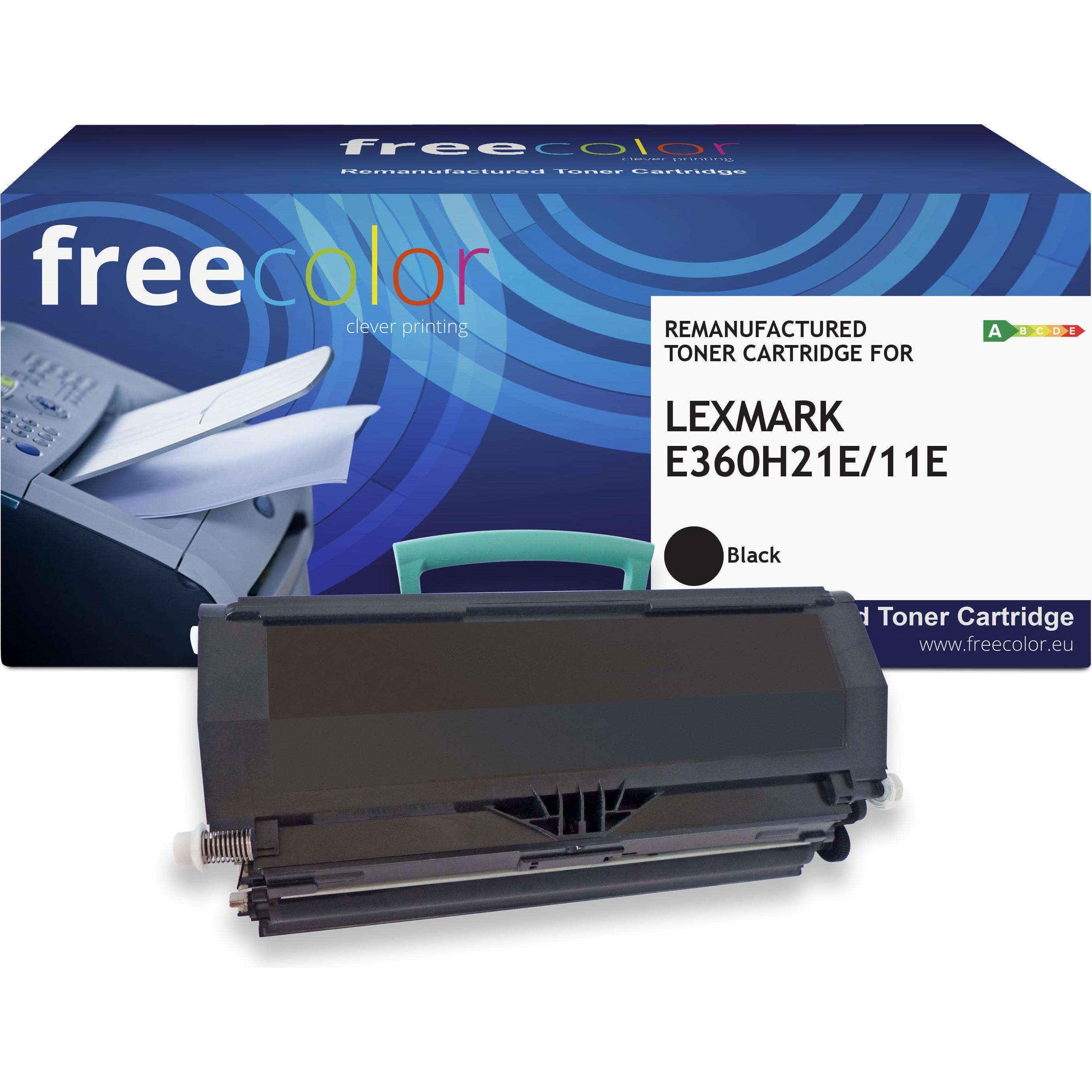 Thumbnail - Freecolor, Toner, für Lexmark E 360/460 bk (BK)