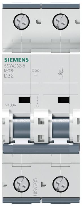 Produktbild Siemens MCB 2 Pole Type D 10kA 32A 400V