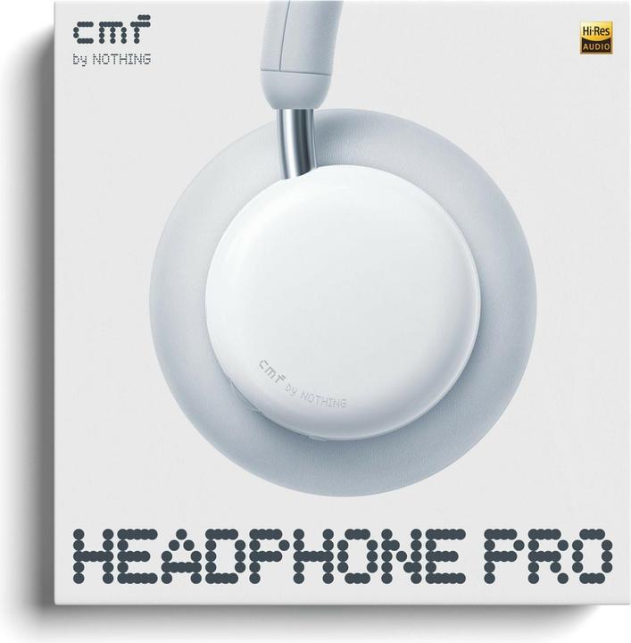 Actual product image Nothing CMF Headphone Pro A11300010 light grey (ANC, 100 h, Cable, Wireless)