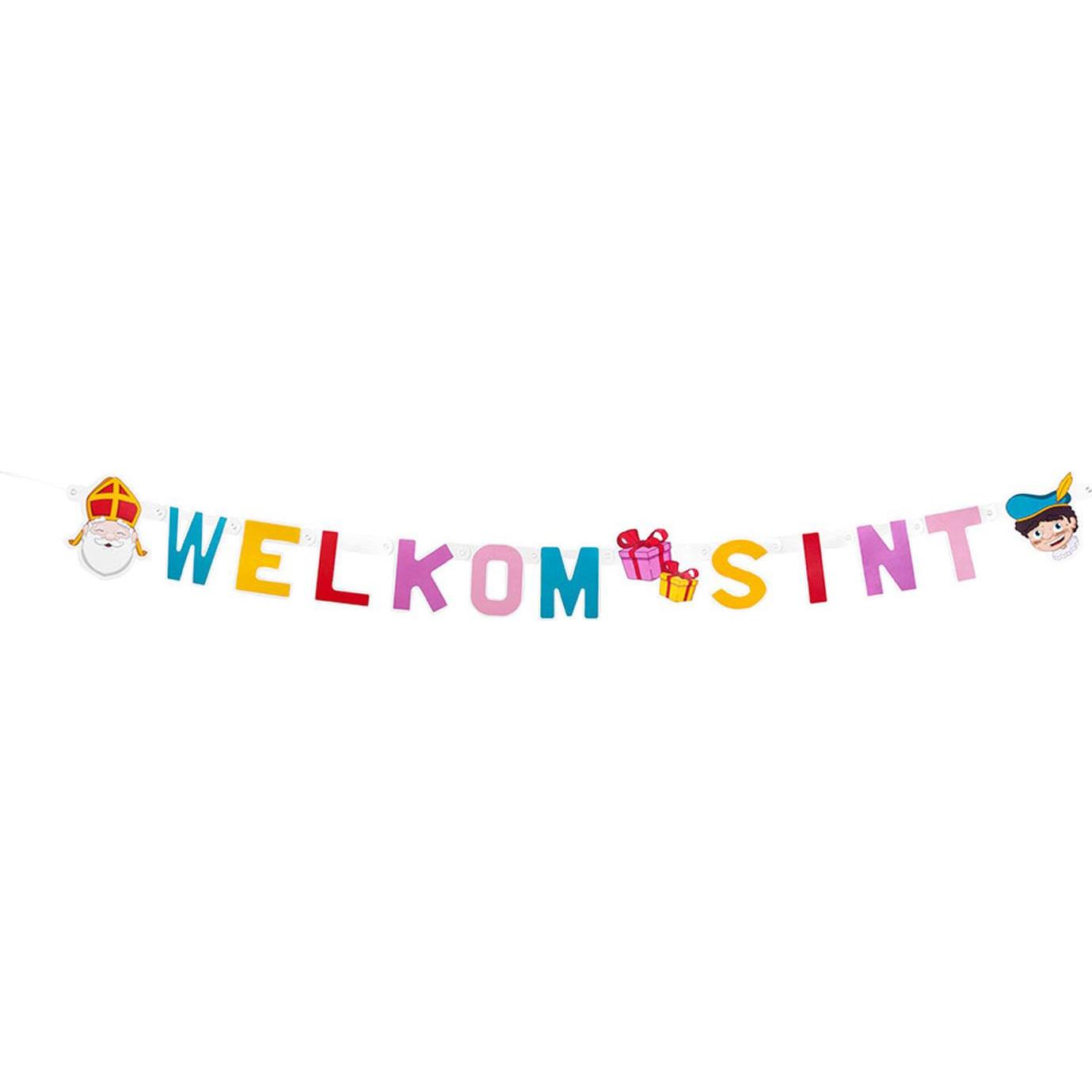 Boland Buchstabengirlande Willkommen Heiliger
