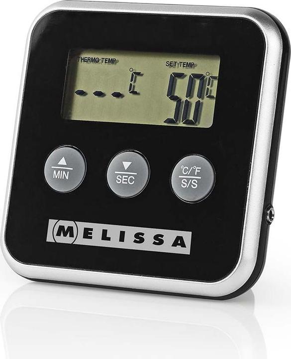 Immagine prodotto Melissa Fleischthermometer | bis zu 250°C | Alarm Timer | LCD Display
