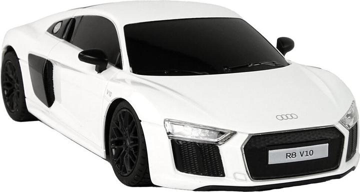 Lean Toys Auto R/C Audi R8 Rastar 1:24 wit (1.50 V)