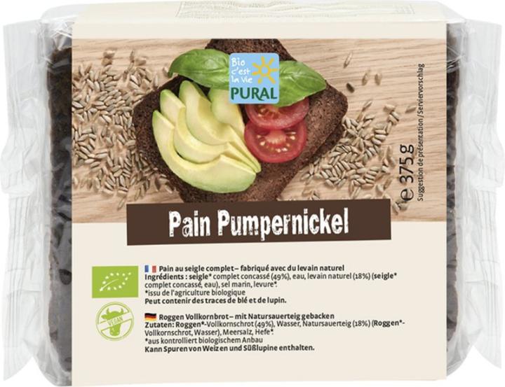 Actual product image Pural Pumpernickel Brot (375 g)