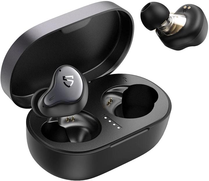 Actual product image Soundpeats H1 earphones (black) (NC, 10 h, Wireless)