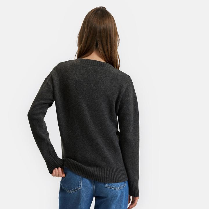 Immagine prodotto La Redoute Collections Pullover mit V-Ausschnitt (S)
